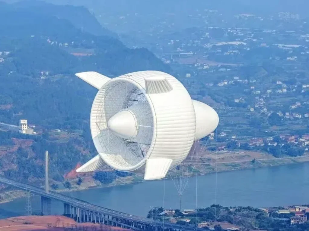 Turbin Angin Melayang China